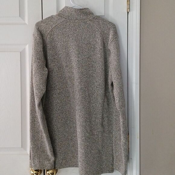 Eddie Bauer gray white blend pullover casual business casual Sz XLT  NWOT - Picture 6 of 8